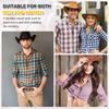 [PATIKIL] Western Cowboy Bolo Tie and Belt Buckle Set, Gold Initial "J", Cowhide Rope Tie, Unisex Costume, Traditional Vintage Accessory,