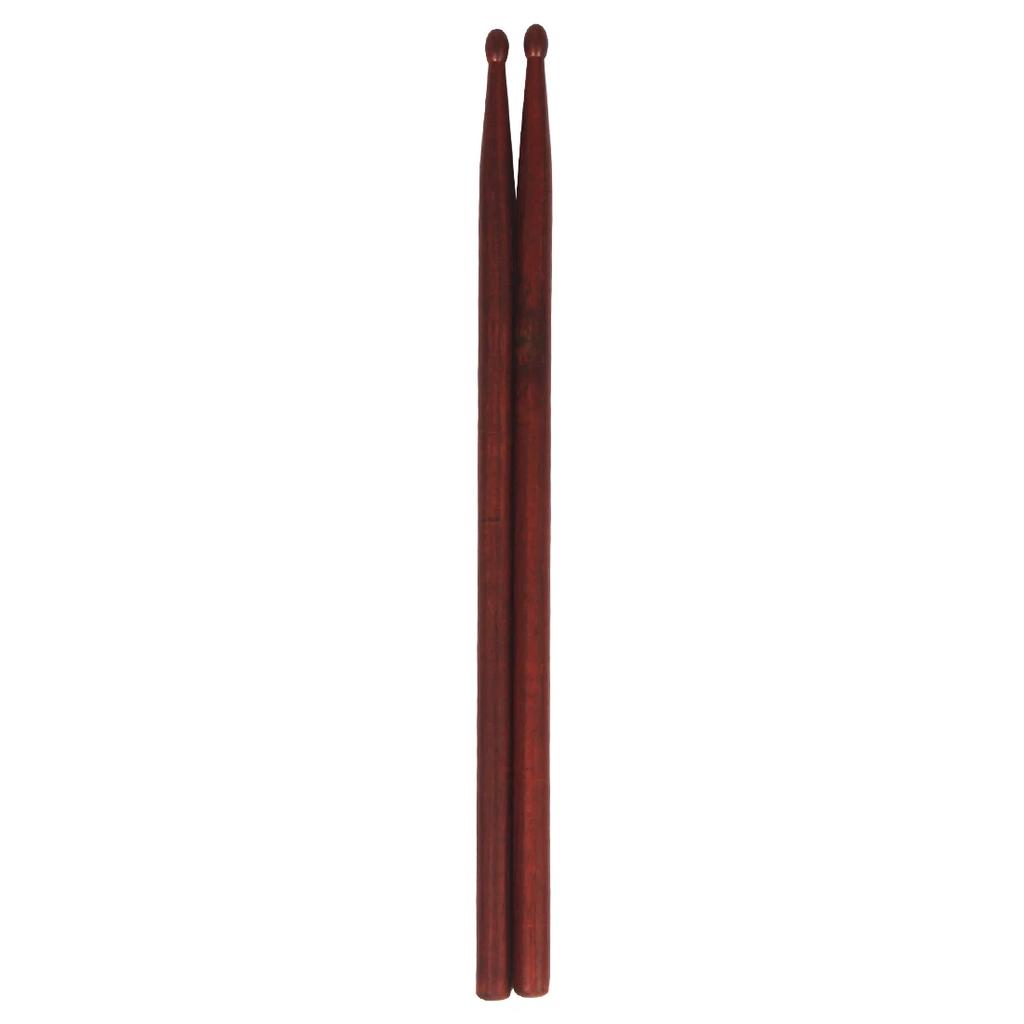1pair Mahogany Drum Mallet Professional Percussion Accessories Red Wooden Drumsticks Practical Mahogany Sticks Instrument