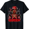 Black Queen Red Bandana Melanin Black Girl Magic Diva Women T-Shirt