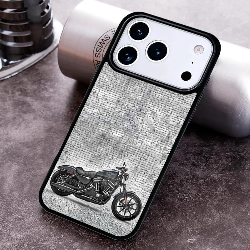 Motor Engine Motorcycle Phone Case for iPhone 17 16 15 Pro Max Air 14 13 12 11 Plus Shockproof Capa Cover