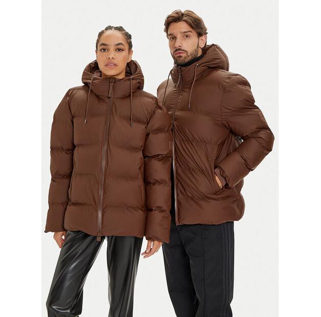 

Пуховик Rains Unisex 15120 коричневый Regular Fit M