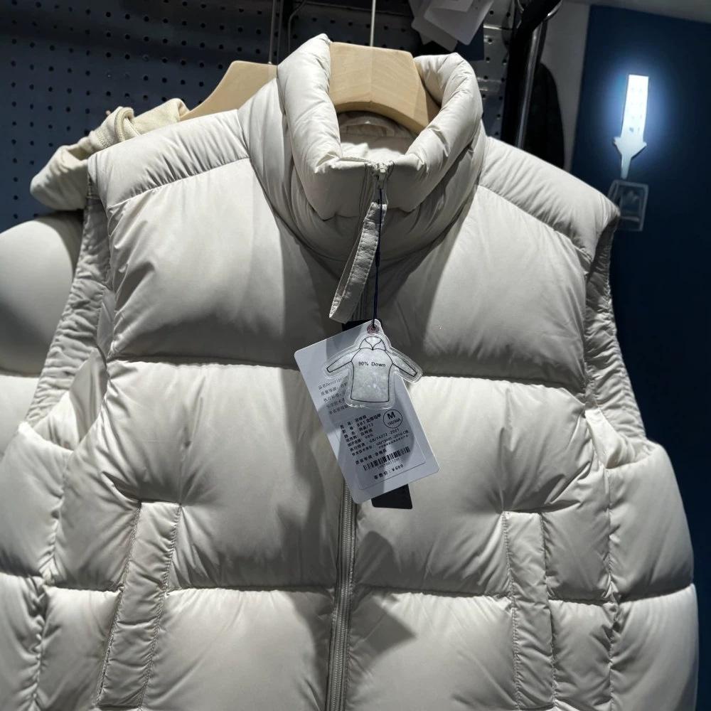 New standard duck down thickened foreign style high-end down vest women's new stand-up collar down jacket vest vest vest