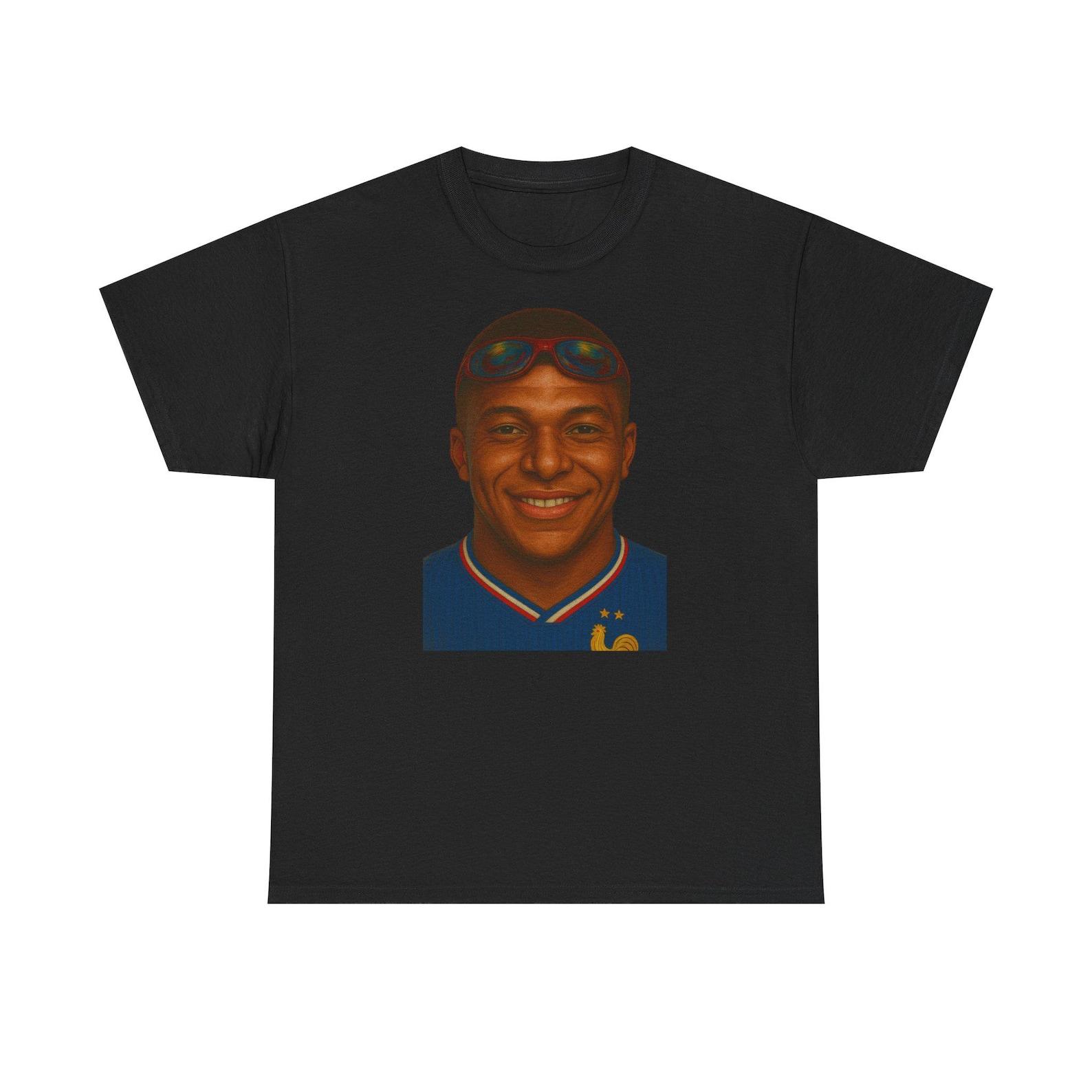 Kylian Mbappé Graphic Tee: Soccer Fan Cotton T-Shirt XL