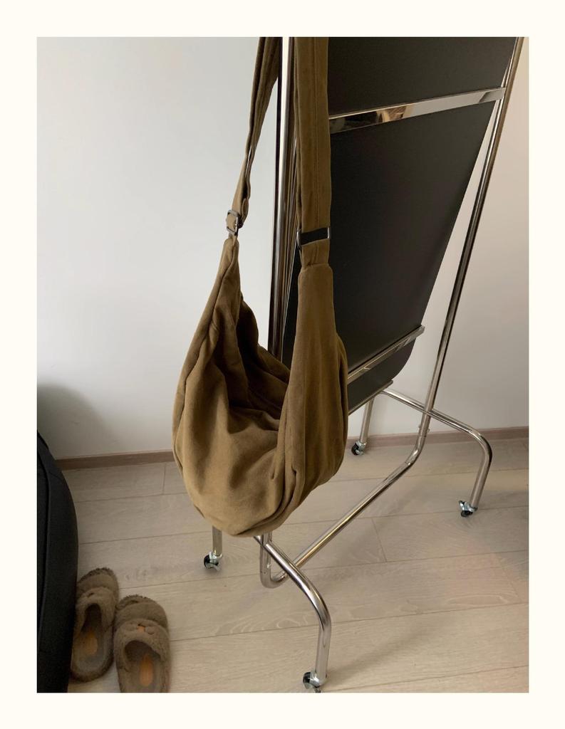 2024 Retro Kaffeefarbe Canvas Umhängetasche - Damen Nische Lazy Style