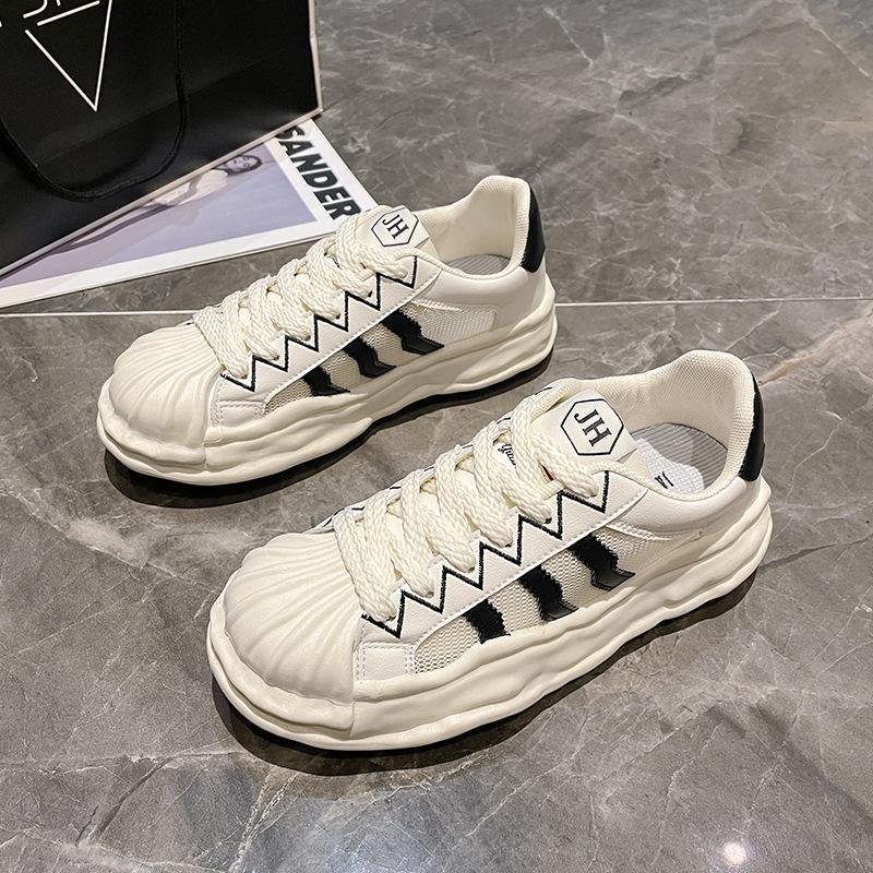 Растворяющиеся туфли-ракушки Летняя обувь Женская платформа Сетка Спортивные Маленькие — фото 7