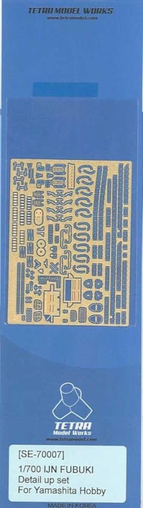 

Tetra Model Серия SE Японский эсминец Фубуки 1941 Пластиковые детали для модели SE7007 1/700 (YH)