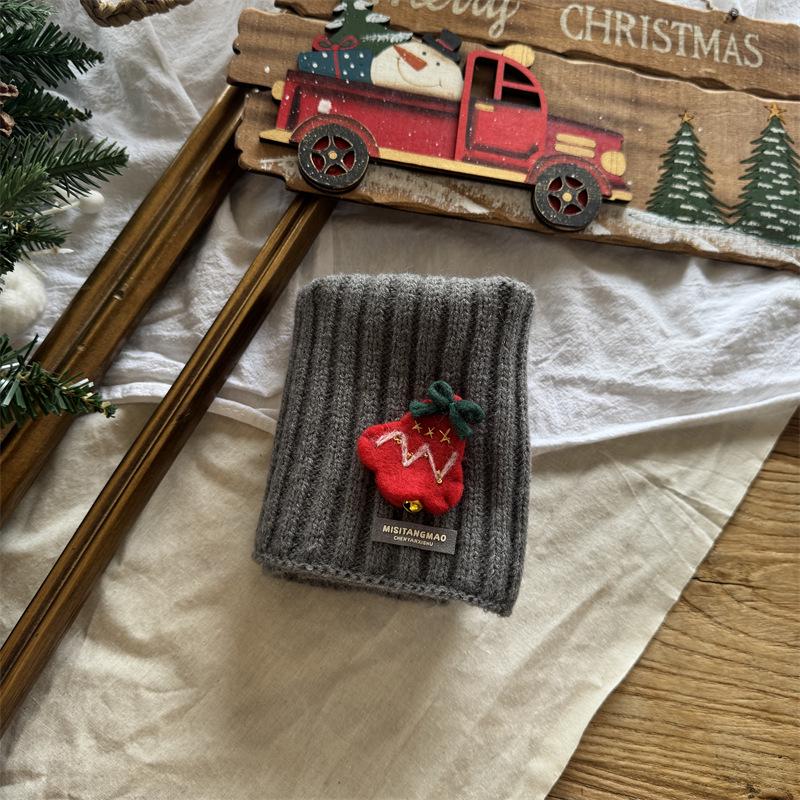 Christmas Red Kids' Knit Scarf & Neck Warmer: Warm & Cute for Boys and Girls