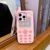Girl powder three-dimensional love big brother with cat pendant is suitable for Apple 17ProMax mobile phone case iphone15 new 16pro women's 17pro
