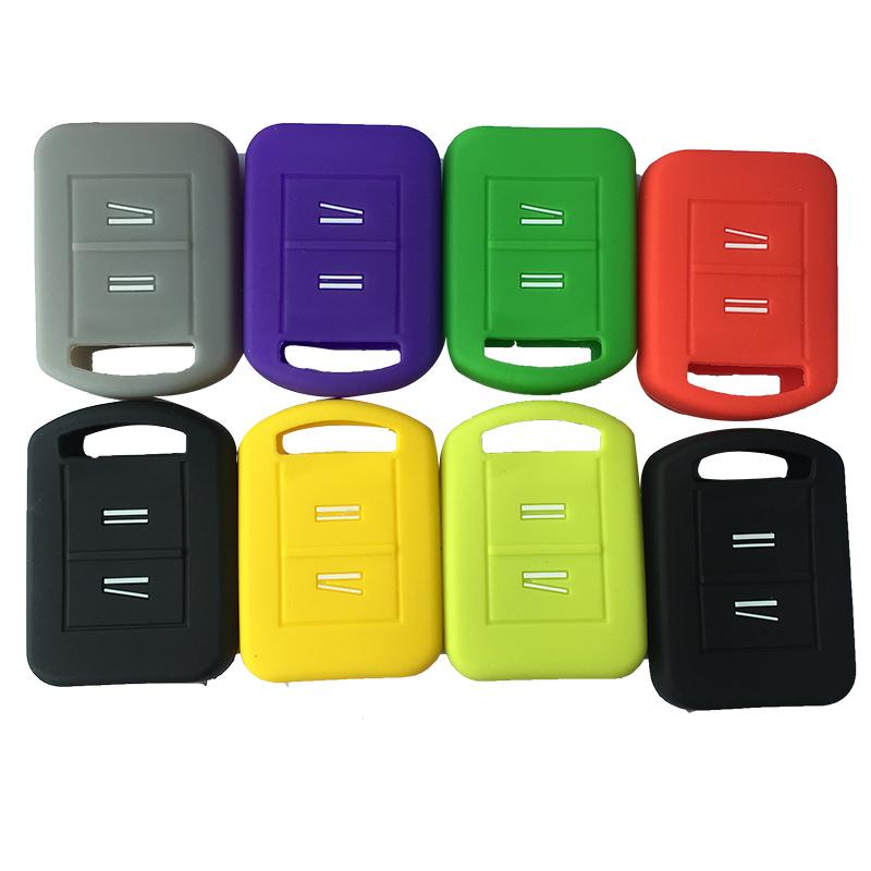 Silicone Car Key Case Fob Cover for Opel Vauxhall Corsa Agila Meriva Combo 2 Button Remote Key Cover Case