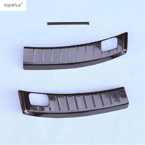 For Mazda CX-70 CX-80 CX-90 2025 2026 Stainless Steel Rear Trunk Bumper Protector Scuff Plate Door Sill Cover Trim Accessories