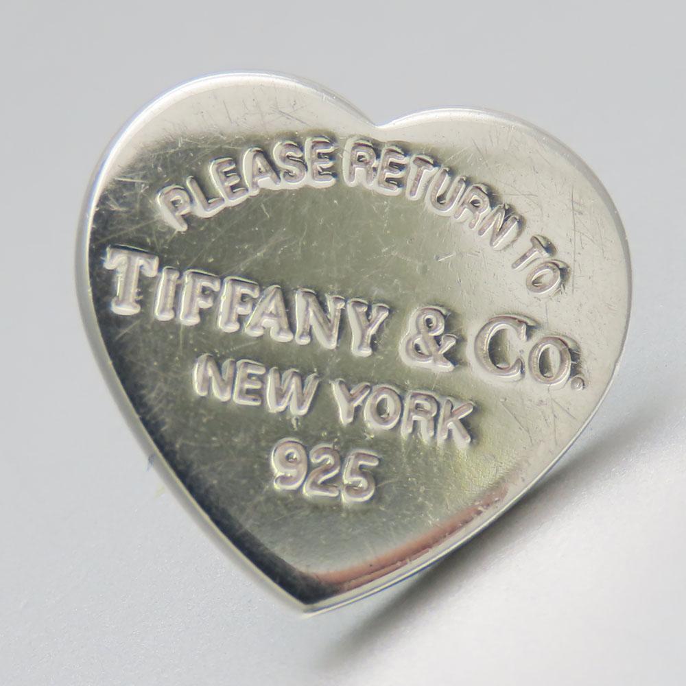 Used TIFFANY&Co. Pierce Lean-to Silver925 3.3g Silver Heart Tag