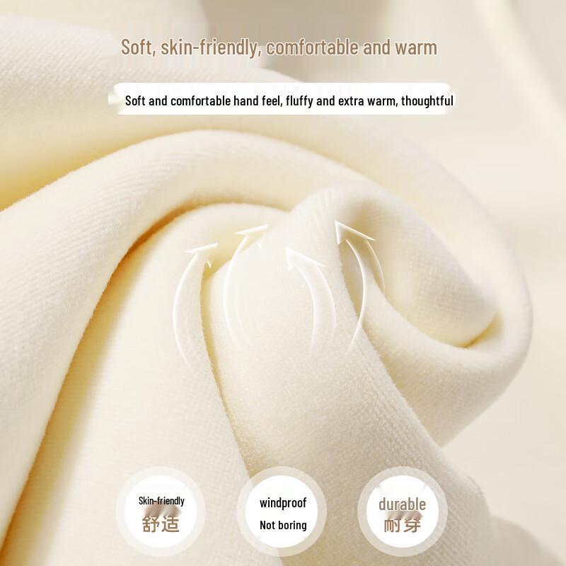 Baleno Women's Fleece-Lined Retro Letter Crew Neck Sweatshirt