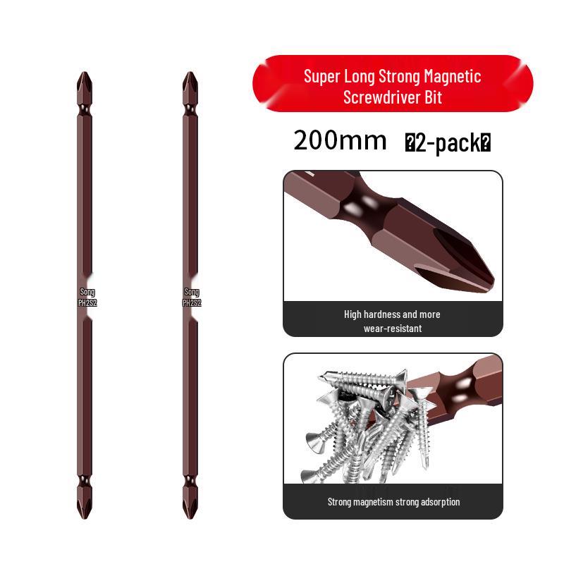 

Men s Magnetic Phillips Head Screwdriver Bit Set - S2 Alloy, Anti-slip, High Hardness for Electric Screwdrivers