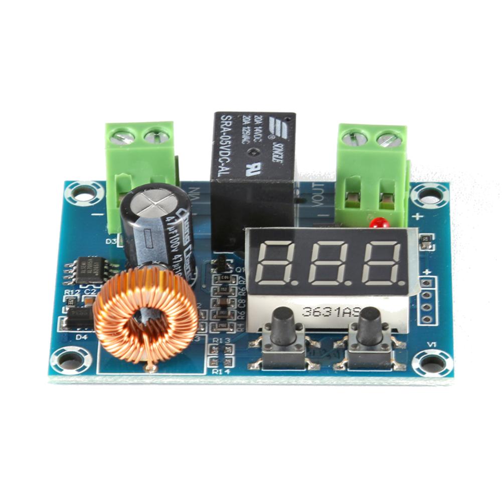 DC 6-60V Battery Low Voltage Disconnect Protection Replacement for Lithium Battery Undervoltage Protection Module 0.1 Accuracy