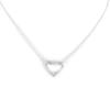 Les Trésors De Lily [L2038] - White 'Love' Silver Necklace