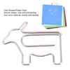 100PCS Cow Shaped Paper Clips with Storage Box Iron Wire Paper Clips Cute Paper Clips  Office Home