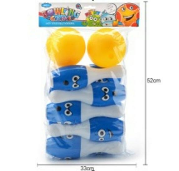 Smiley Face Design Bowling Set for Indoor/Outdoor Team Building – Fun for Kids and Adults