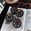 3D Car Wheel Cover for AirPods 4 Case 2024 Soft Silicone Cartoon Wireless Earphone Case for AirPods Pro 2 Cover Charging Box