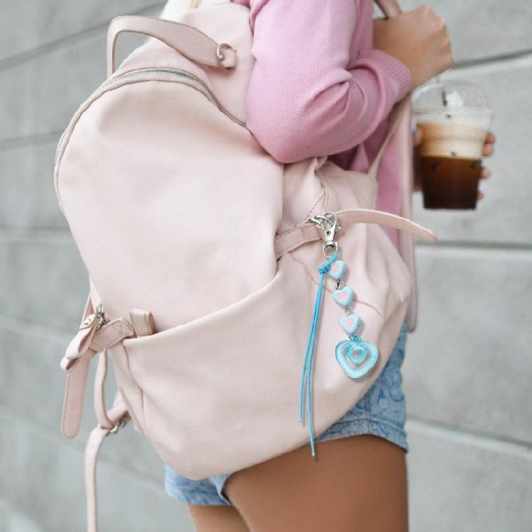 Eye Catching Keyring Heart/Flower/Fishtail Pendant Keychain Key Chain for Women