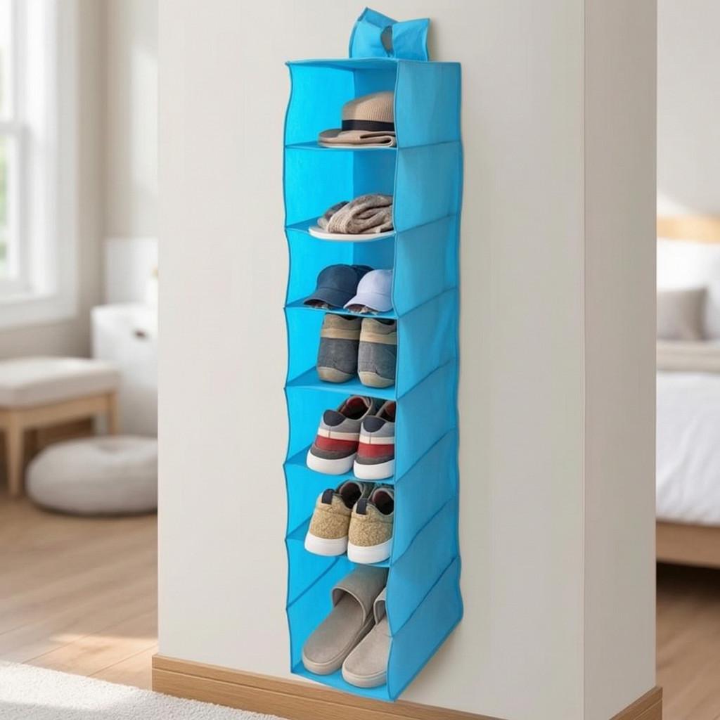 Multipurpose Nonwoven Hanging Shelf For Shoes Clothes And Accessories