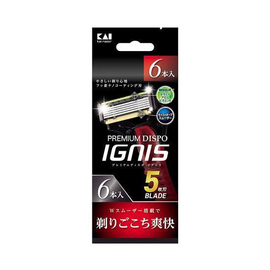 Kai IGNIS 5-blade razor (3-pack/6-pack)