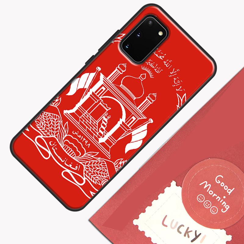 Flag of Afghanistan Phone Case For Samsung Galaxy S24 S26 Ultra S20 S21 S22 S23 S25 Plus S10 S25 FE Cover Shell
