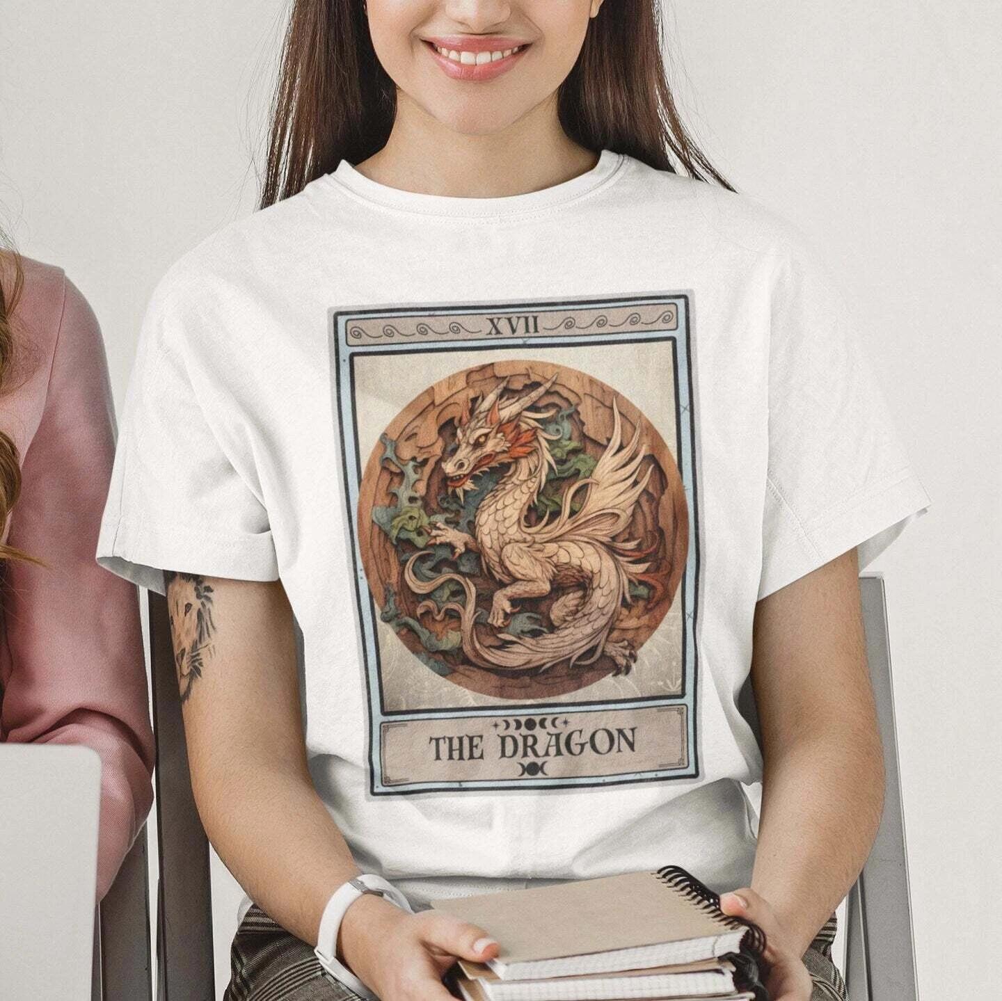 The Dragon Tarot Card T-Shirt 3XL