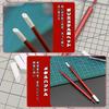BOOHUQICH Inking Tool for Plastic Models, Aluminum Alloy, Double-Ended, Replacement Tool Included, Reusable (Red)