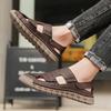 Casual Shoes Men Sandals Real Leather Outdoor Mens Summer Sandals Fashion Comfortable Soft Sandals Plus Size 48 Handmade Leather