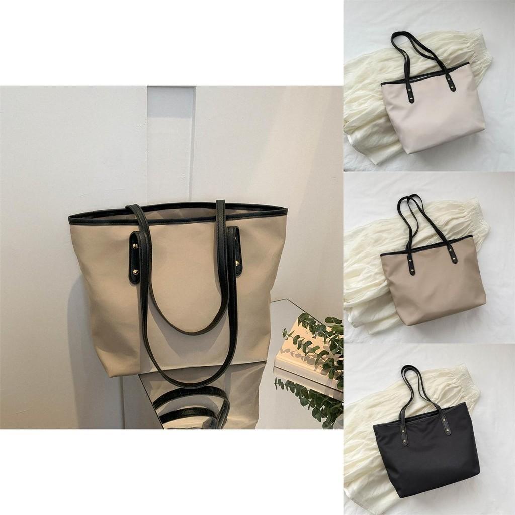 Spacious Tote Bag For Women Trendy Street Style 2023 Summer Fashion Simple Shoulder Bag