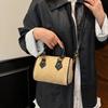 Premium Retro Hand Carry Pillow Bag Women's New Fashion Diamond Shoulder Messenger Bag Commuter Bag