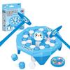 Interaktivní stolní hra Penguin Ice Pounding – Sbourejte zeď ledového bloku a zachraňte tučňáky!