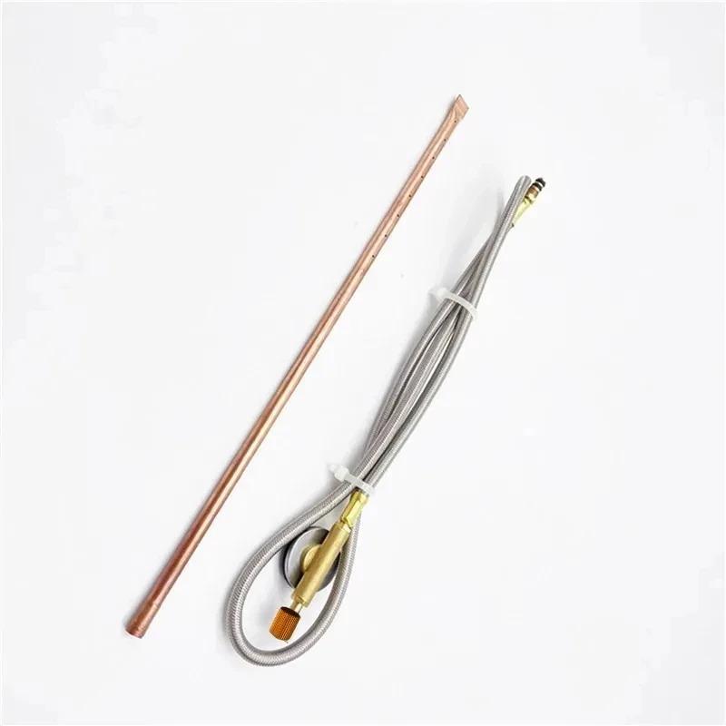 Outdoor Camping Handheld Torch - Portable Charcoal Igniter Fire Starter for Grills Wood Stoves Reusable Blowtorch for Barbecue