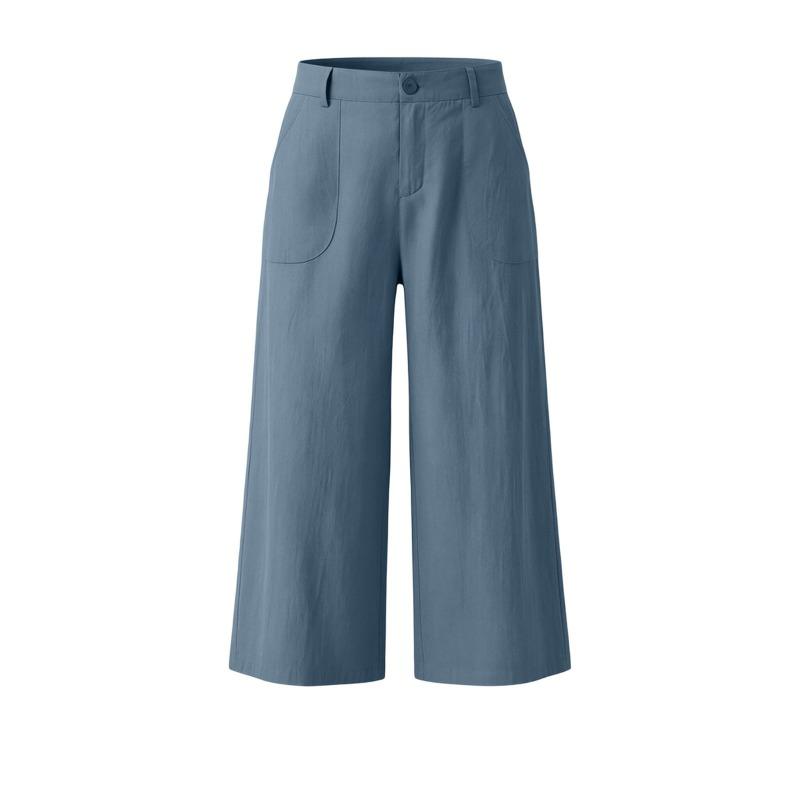 BITCED Women's Fashion Casual Solid Color Print Pants & Capris