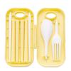 Cutlery Set Creative Reusable PP Portable Students Cutlery Set Outdoor