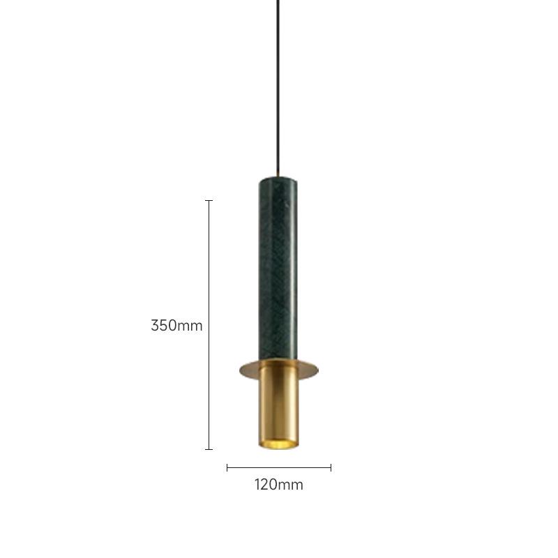 Modern Minimalist Marble Single-Head Pendant Lamp for Dining, Bar, or Bedside GU10