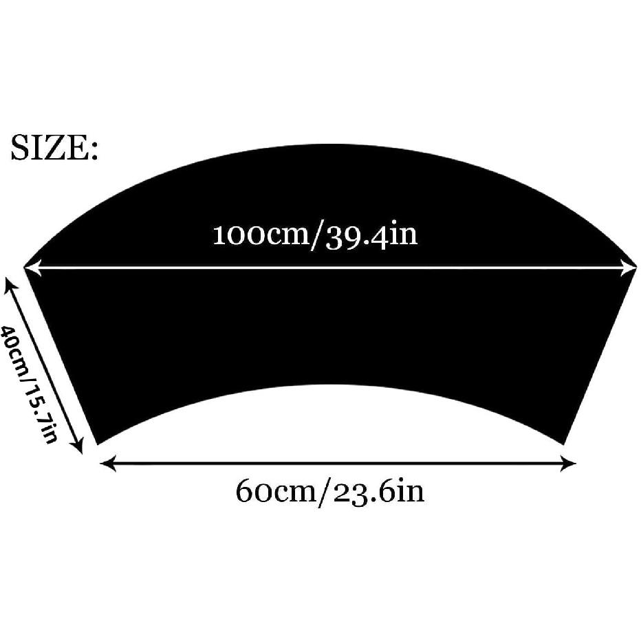 

Коврик для ванной Коврик для ванной Изогнутый коврик для ванной Полукруглый коврик для душа Нескользящий Кухонный Прочный - Коричневый коричневый