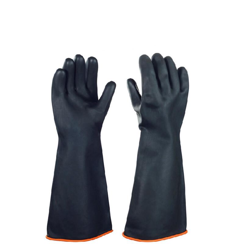 Shengli SGLC45B Thickened Chemical-Resistant Latex Gloves 45cm