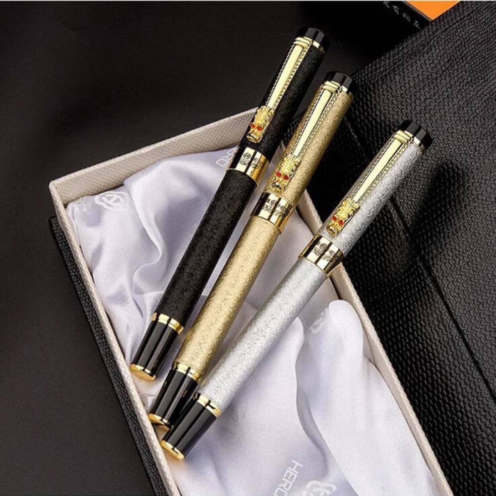 STONEGO Luxe Draak Kristal Diamant Inkt Vulpen Kantoor Zakelijke Mannen Handtekening Metalen PenGoed product