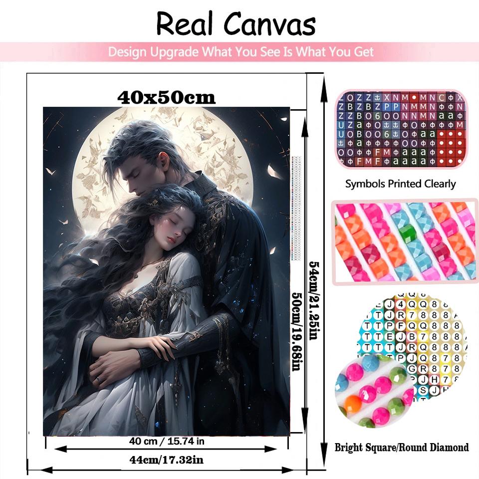 Neues Diamant-Malwerkzeug, Wizard-Serie, kreative Bilder, alle Diamant-Mosaik-Hexen-Stickerei, Kreuz-Stickerei-Set, Dekoration