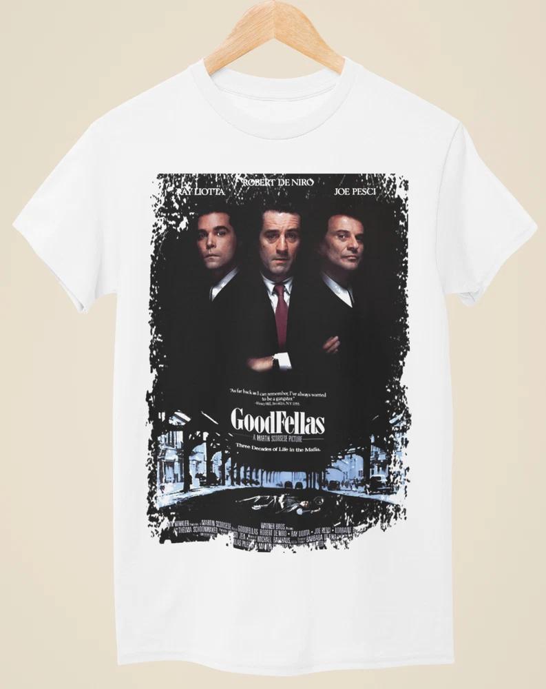 Goodfellas Movie Poster Inspired Unisex White TShirt S