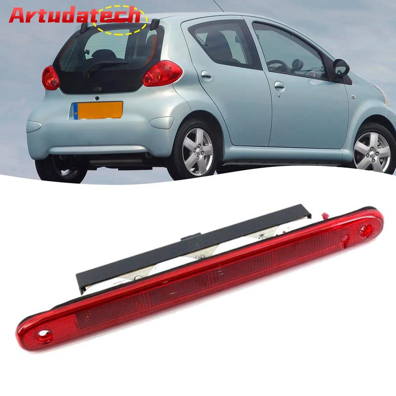 Artudatech Rear High Level Red Third Stop Brake Light For Citroen C1 For Peugeot 107 Car Accessories