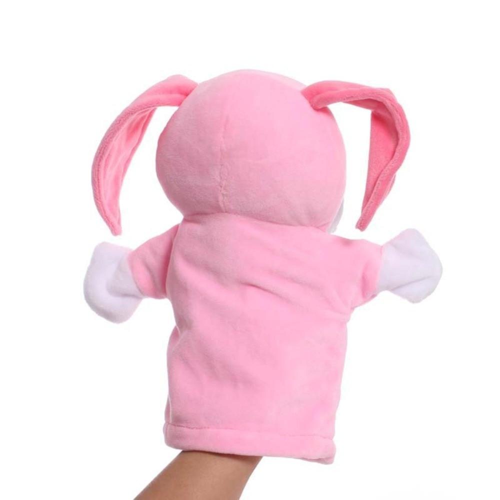 Kid Gifts Appease Toys Animal Hand Puppet Early Education Interactive Plush Hand Doll Duck Rabbit Hand Finger Puppets Baby
