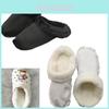 Thick And Warm Fluffy Insole Winter Shoes For Men And Women Detachable Cotton Cover Wholesale