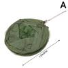 Portable Quick-Drying Nylon Mesh Steel Ring Folding Fishing Net Fish Crab Lobsters Mesh Cage Bucket Anti-Jump Storage Bag