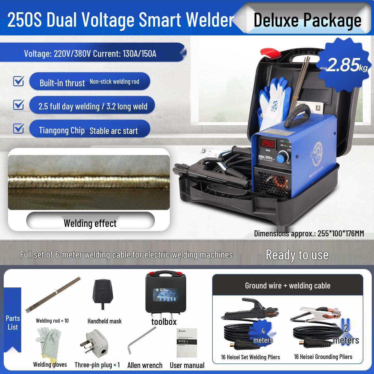

Ruiling Portable Handheld Welder 220V/380V for Industrial and Home Use