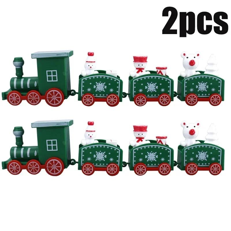 Train Christmas Ornament Merry Christmas Decoration Train Toy for Home Santa Claus Gift Xmas New Year Decoration 2025 Xmas Gifts
