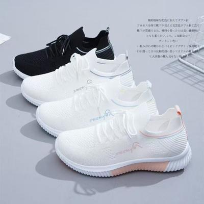 Sneakers Women's Shoes New Versatile Thin Casual Mesh Breathable Student Running Shoes In Summer