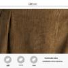 2025 Autumn/Winter Women's Corduroy Elastic Waist Wide-Leg Pants Skirt