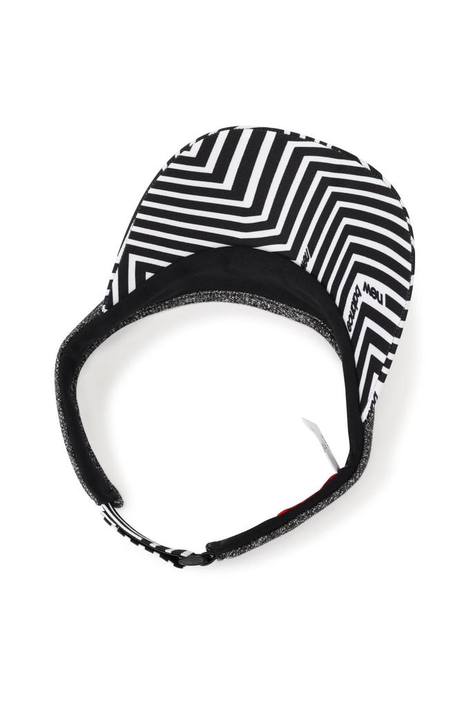 Golf Sun Visor Zebra Sweat Absorbent Quick Drying FR [New Balance] Women's (3D Pattern/COOLMAX Slip) / 012-3287512 010_Black